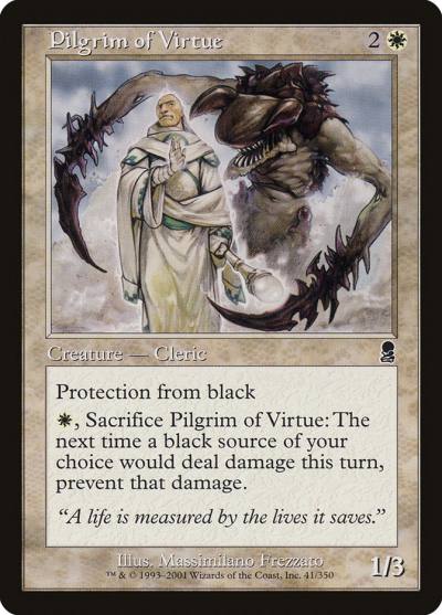 Pilgrim of Virtue ODY-41 Odyssey Magic card