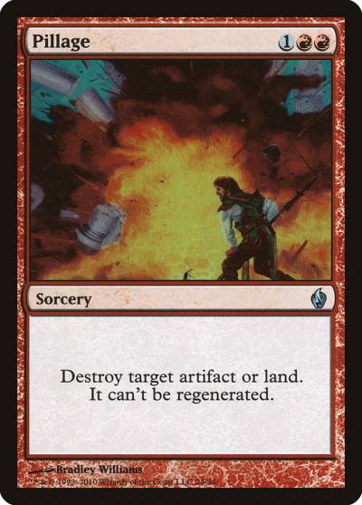 Pillage PD2-24 Premium Deck Series: Fire and Lightning Magic card