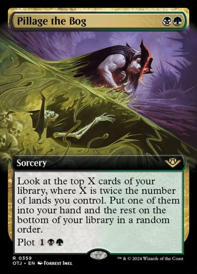 Pillage the Bog OTJ-359 Outlaws of Thunder Junction Magic card