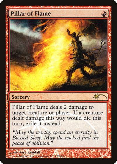Pillar of Flame F12-11 Friday Night Magic 2012 Magic card