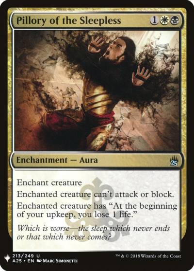 Pillory of the Sleepless PLST-A25-213 The List Magic card