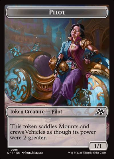 Pilot TDFT-1 Aetherdrift Tokens Magic card