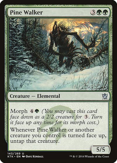 Pine Walker 143 Khans of Tarkir Magic card