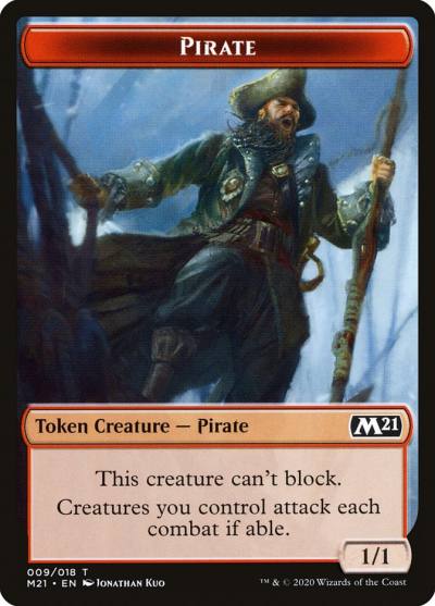Pirate TM21-9 Core Set 2021 Tokens Magic card