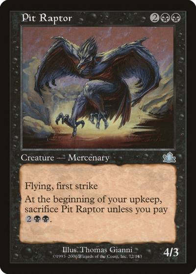 Pit Raptor PCY-72 Prophecy Magic card