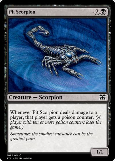 Pit Scorpion PZ2-65823 Treasure Chest Magic card