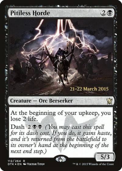 Pitiless Horde PDTK-112S Dragons of Tarkir Promos Magic card