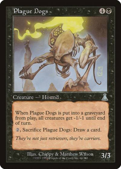 Plague Dogs UDS-66 Urza's Destiny Magic card