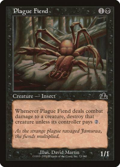 Plague Fiend 73 Prophecy Magic card