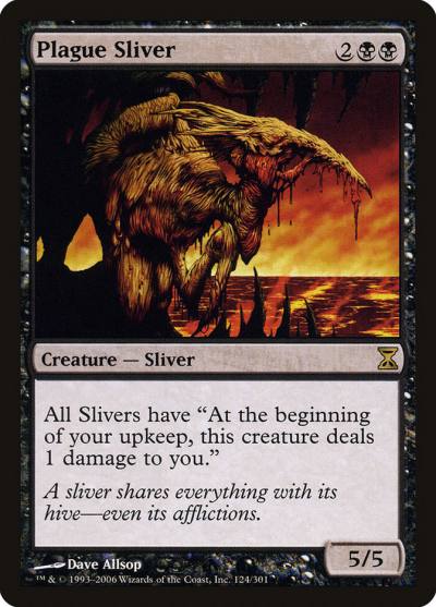 Plague Sliver TSP-124 Time Spiral Magic card
