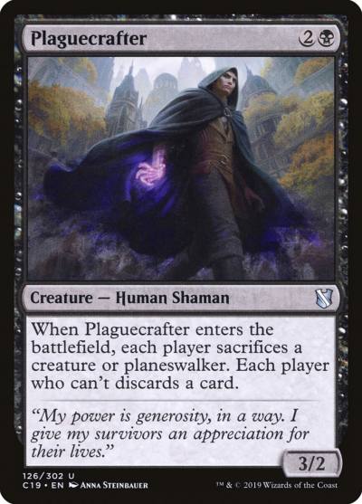 Plaguecrafter C19-126 Commander 2019 Magic card