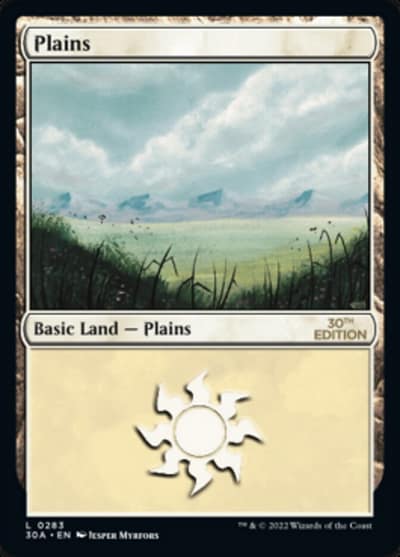 Plains 30A-283 30th Anniversary Edition Magic card