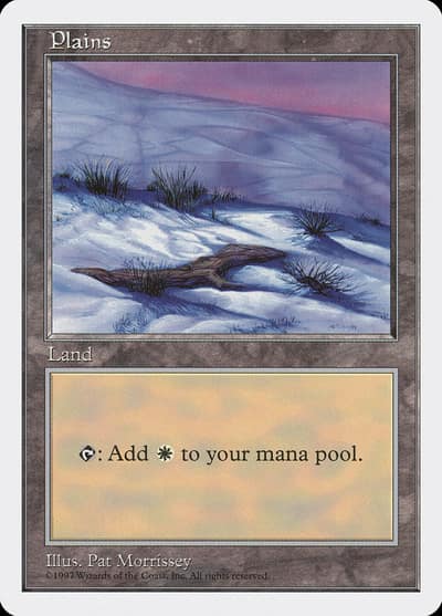 Plains 5ED-430 Fifth Edition Magic card