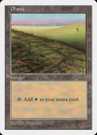 Plains 5ED-431 Fifth Edition Magic card