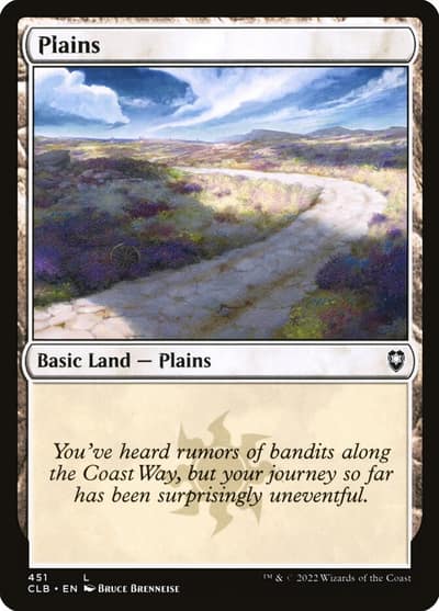 Plains CLB-451 Commander Legends: Battle for Baldur's Gate Magic card