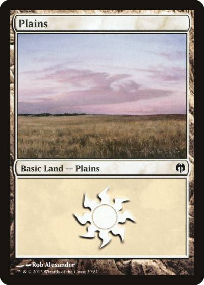 Plains DDL-39 Duel Decks: Heroes vs. Monsters Magic card