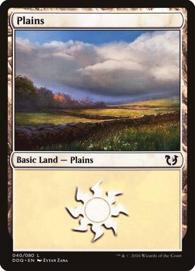 Plains DDQ-40 Duel Decks: Blessed vs. Cursed Magic card