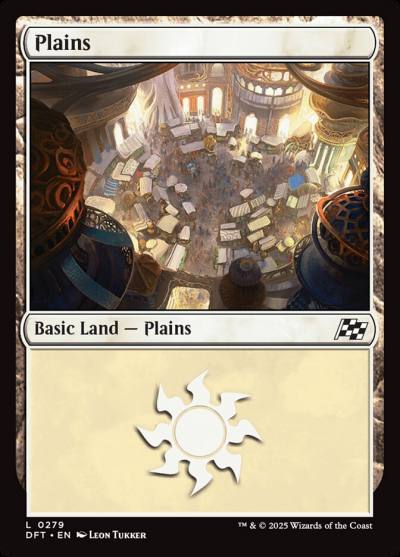 Plains DFT-279 Aetherdrift Magic card