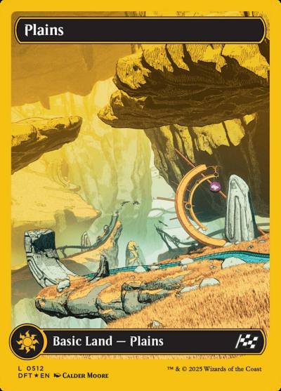 Plains DFT-512 Aetherdrift Magic card