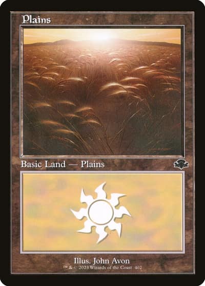 Plains DMR-402 Dominaria Remastered Magic card