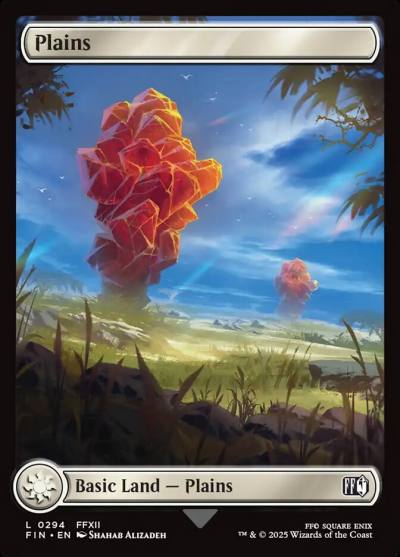 Plains FIN-294 Final Fantasy Magic card