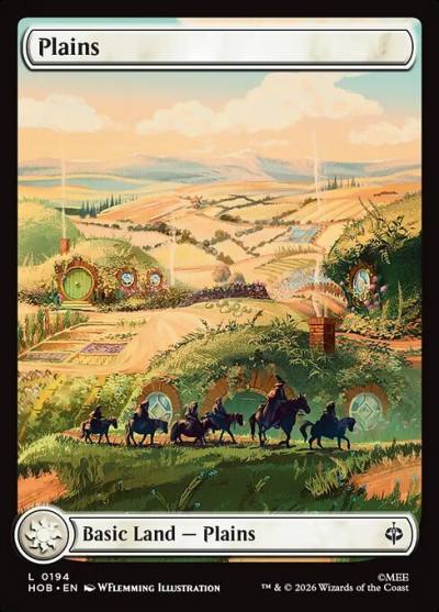 Plains HOB-194 The Hobbit Magic card