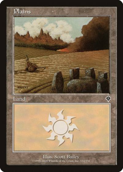 Plains INV-334 Invasion Magic card