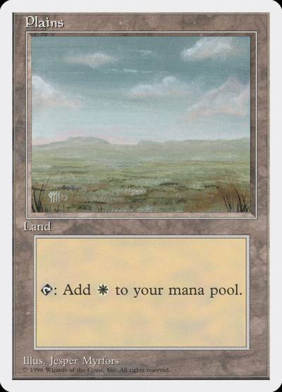 Plains ITP-55 Introductory Two-Player Set Magic card