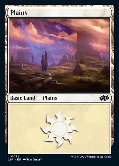 Plains J25-81 Foundations Jumpstart Magic card