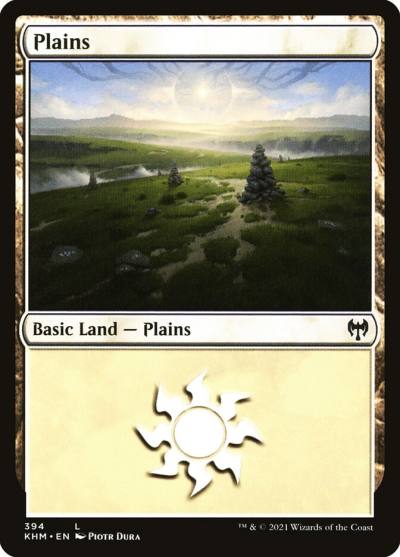 Plains KHM-394 Kaldheim Magic card