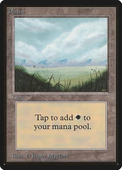 Plains LEB-288 Limited Edition Beta Magic card