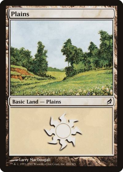 Plains LRW-284 Lorwyn Magic card