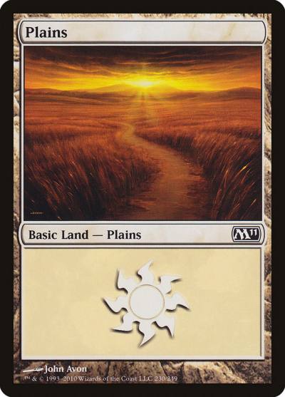 Plains M11-230 Magic 2011 Magic card