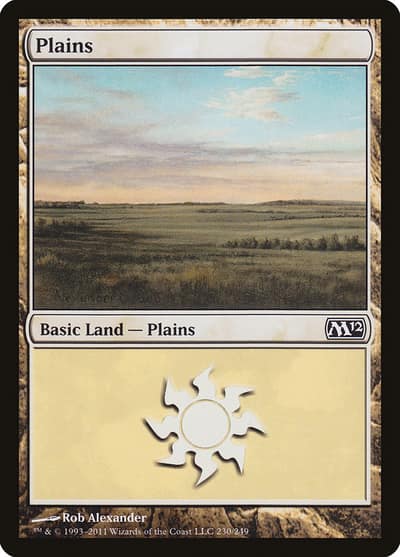 Plains M12-230 Magic 2012 Magic card