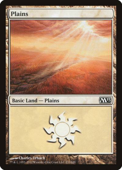 Plains M13-233 Magic 2013 Magic card