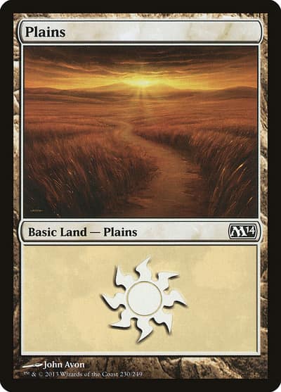 Plains M14-230 Magic 2014 Magic card