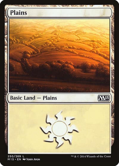 Plains M15-250 Magic 2015 Magic card