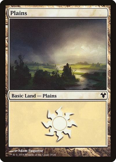 Plains MD1-19 Modern Event Deck 2014 Magic card