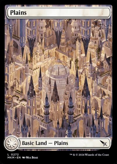 Plains MKM-272 Murders at Karlov Manor Magic card
