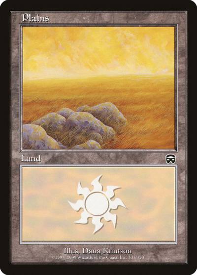 Plains MMQ-333 Mercadian Masques Magic card