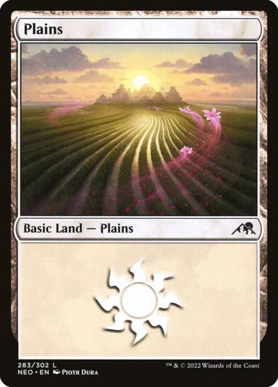 Plains NEO-283 Kamigawa: Neon Dynasty Magic card