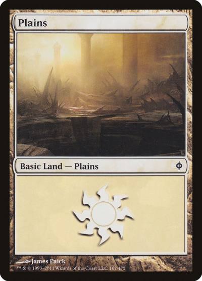 Plains NPH-167 New Phyrexia Magic card