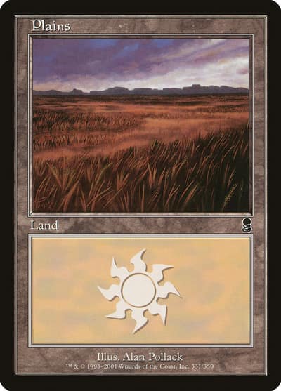 Plains ODY-331 Odyssey Magic card
