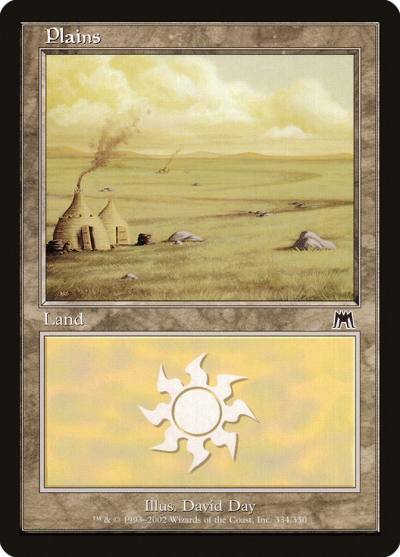 Plains ONS-334 Onslaught Magic card