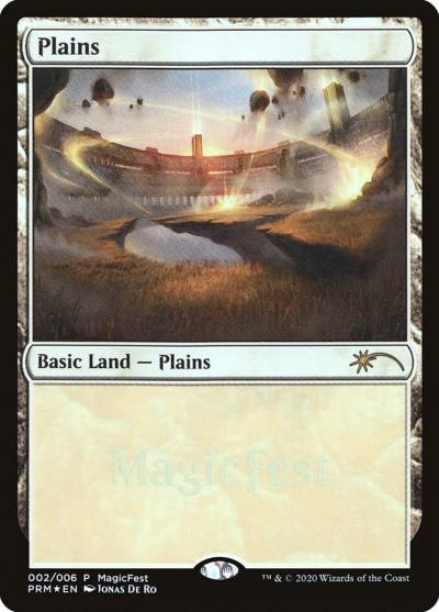 Plains PF20-2 MagicFest 2020 Magic card