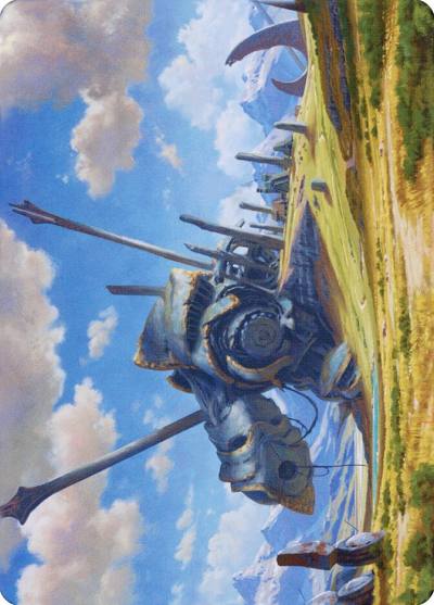 Plains // Plains ADMU-62 Dominaria United Art Series Magic card