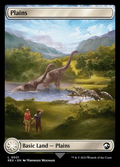 Plains // Plains REX-21 Jurassic World Collection Magic card