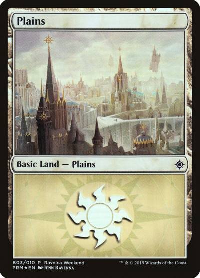 Plains PRW2-B03 RNA Ravnica Weekend Magic card