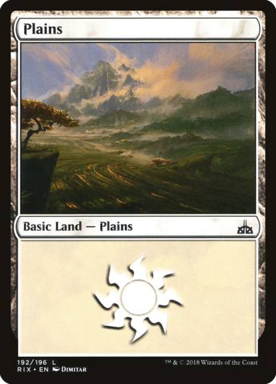 Plains RIX-192 Rivals of Ixalan Magic card