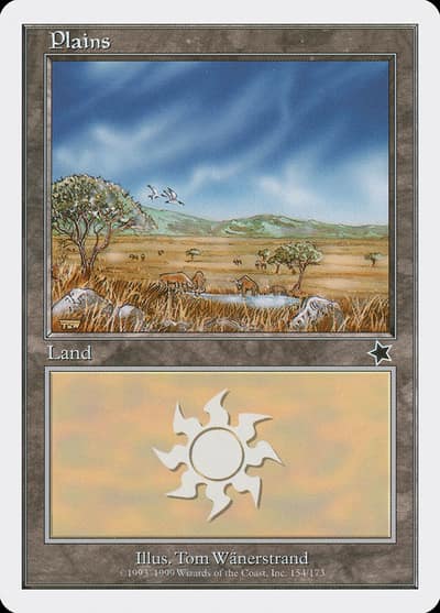 Plains S99-154 Starter 1999 Magic card